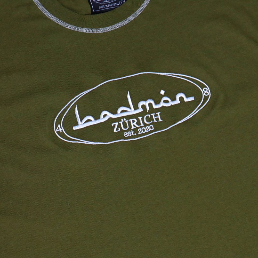 CONTRAST STITCHED T-SHI