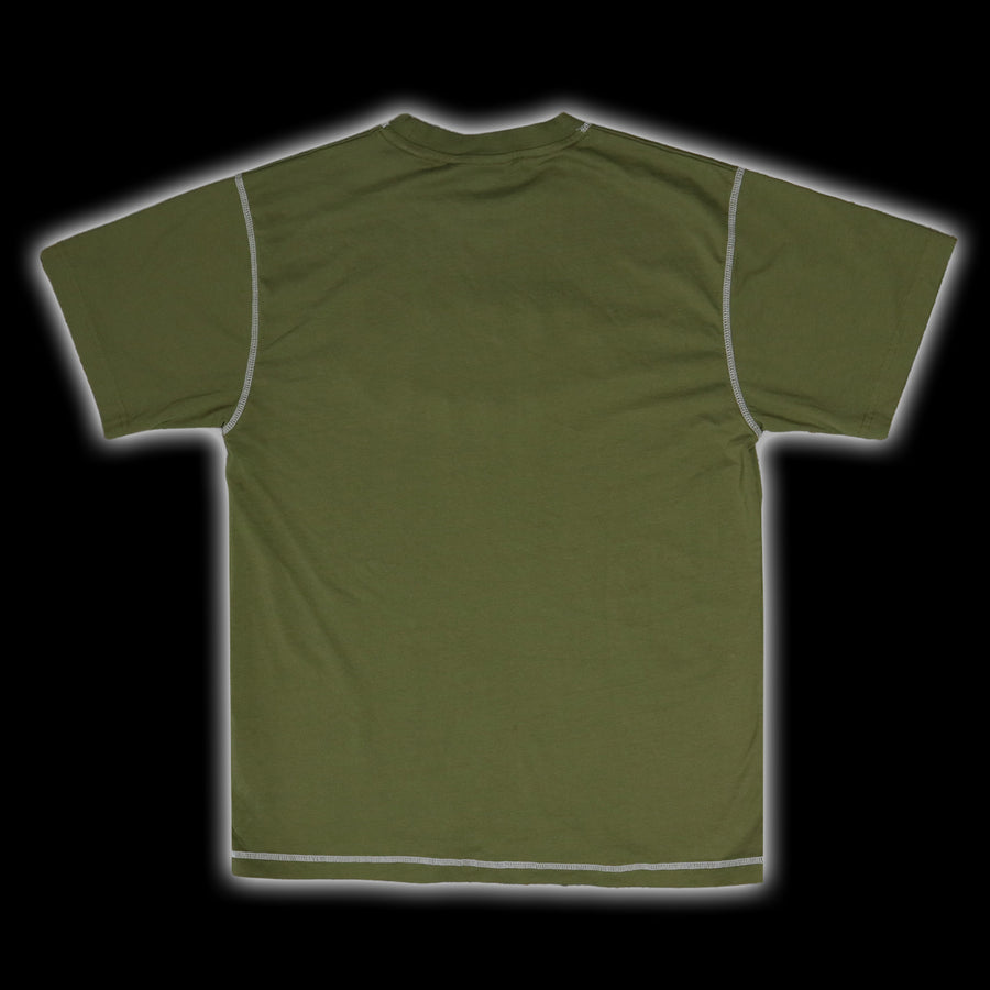 CONTRAST STITCHED T-SHI