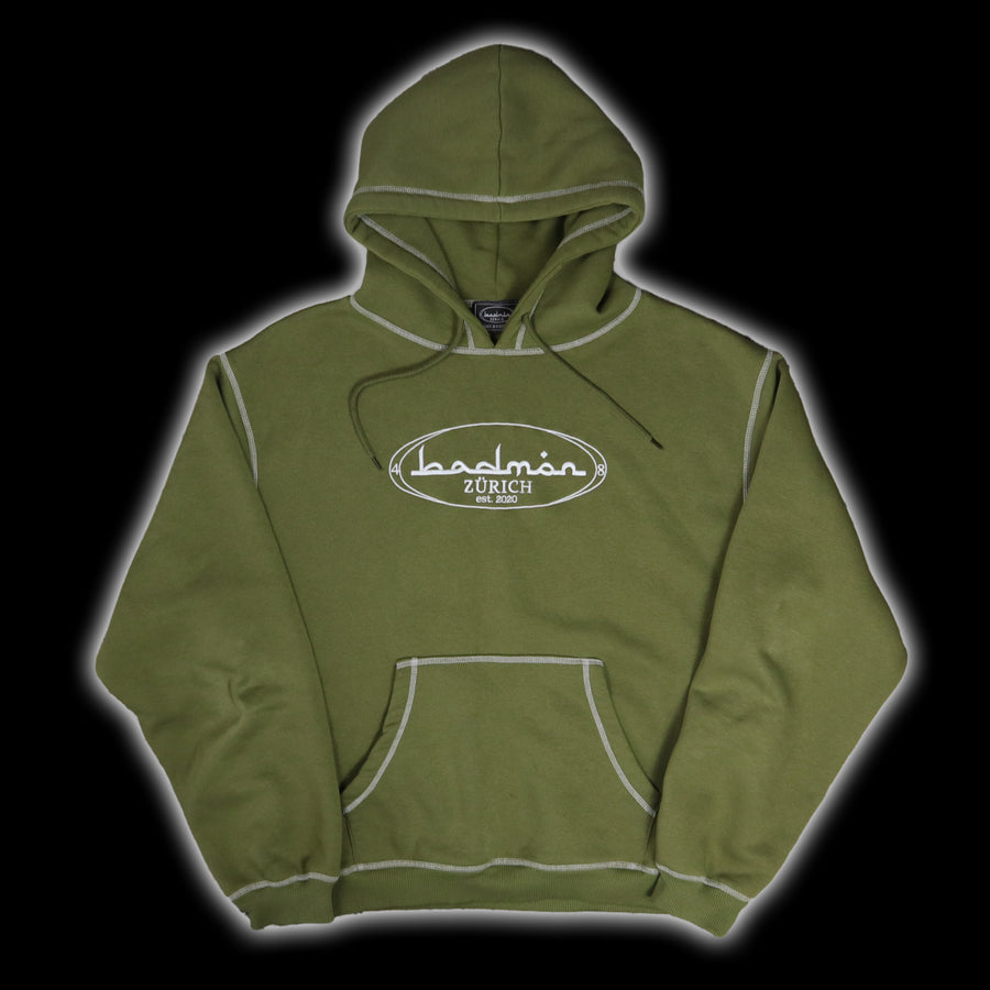 CONTRAST STITCHED HOODIE