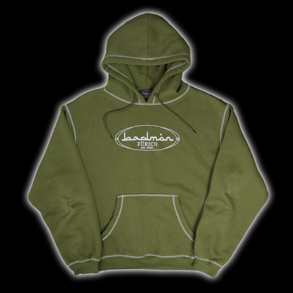 CONTRAST STITCHED HOODIE