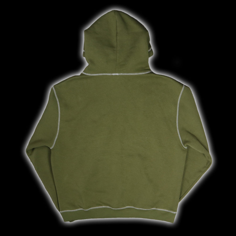 CONTRAST STITCHED HOODIE