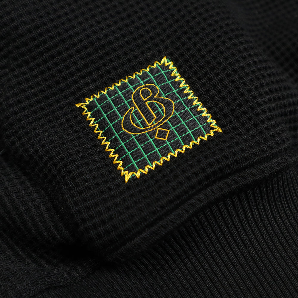 CITYDIVERS WAFFLE KNIT ZIP HOODIE