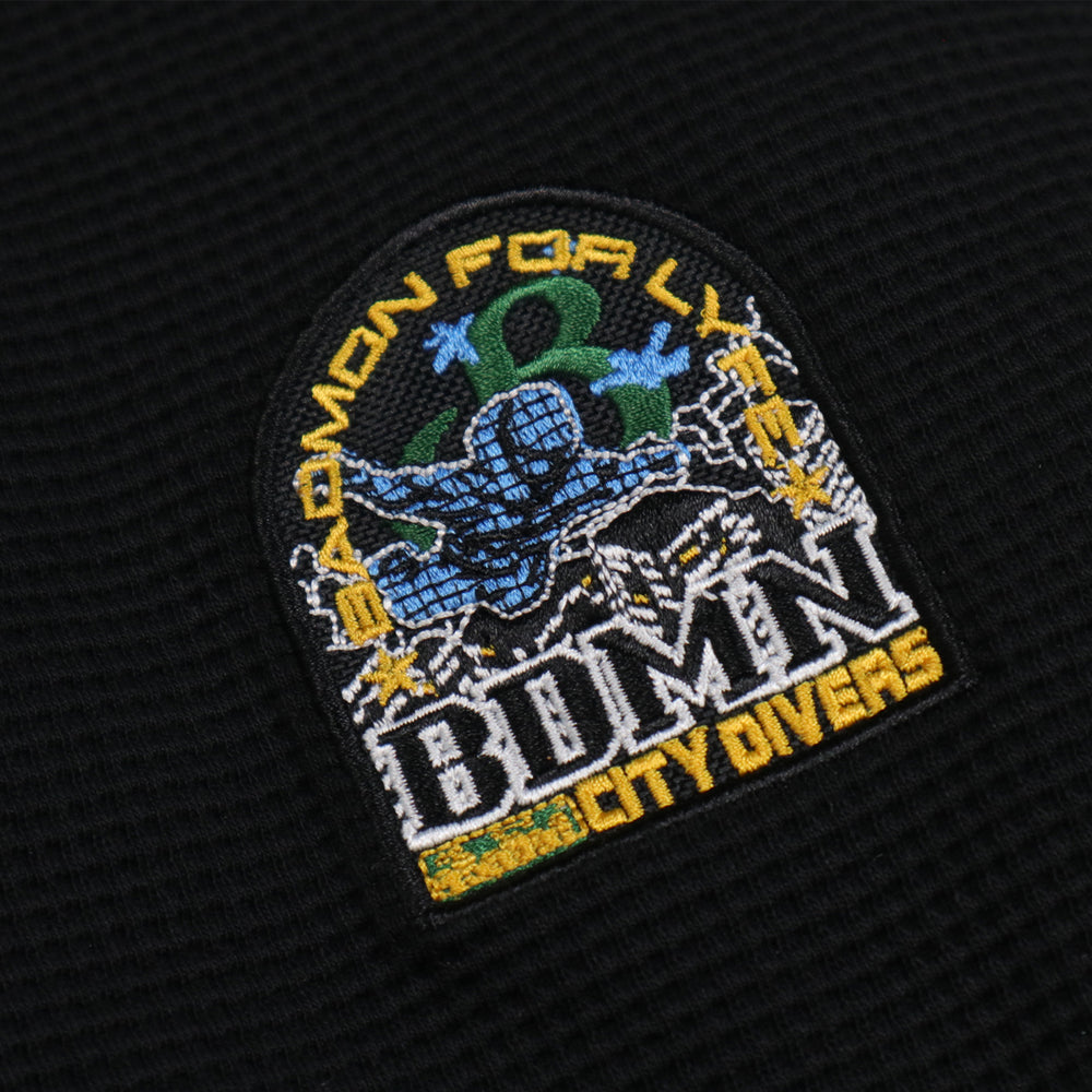 CITYDIVERS WAFFLE KNIT ZIP HOODIE