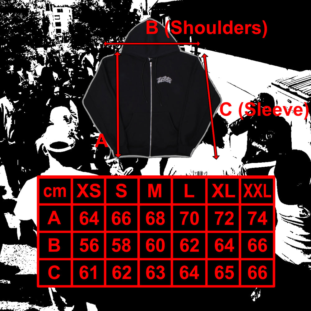 DELUXE SCRIPT ZIP HOODIE