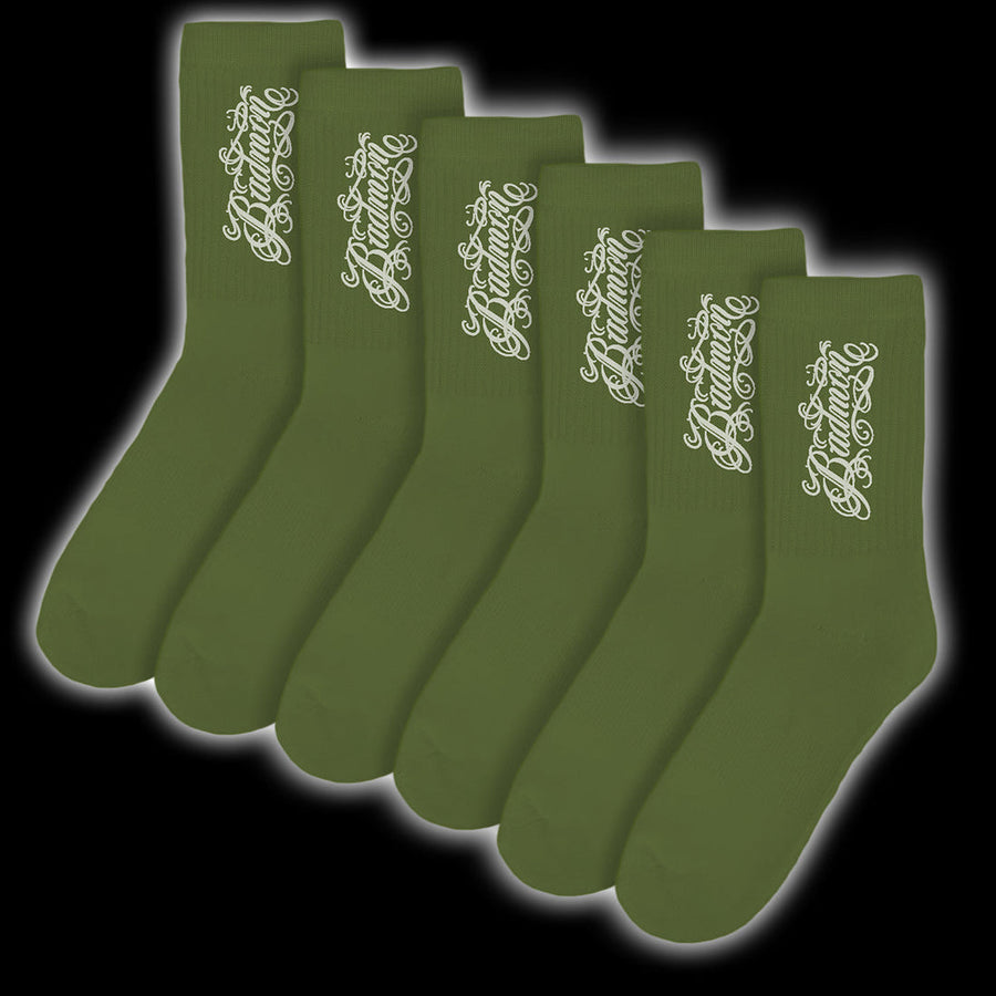 3-PACK SCRIPT SOCKS
